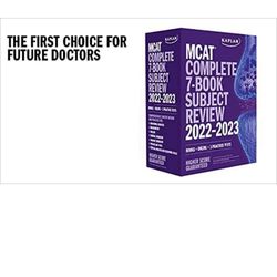 Kaplan Test Prep MCAT Complete 7-Book Subject Review 2022–-2023: Books + Online + 3 Practice Tests (Kaplan Test Prep)