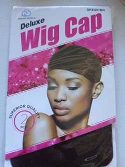 Dream World Deluxe Wig Cap 2-Pack Brown