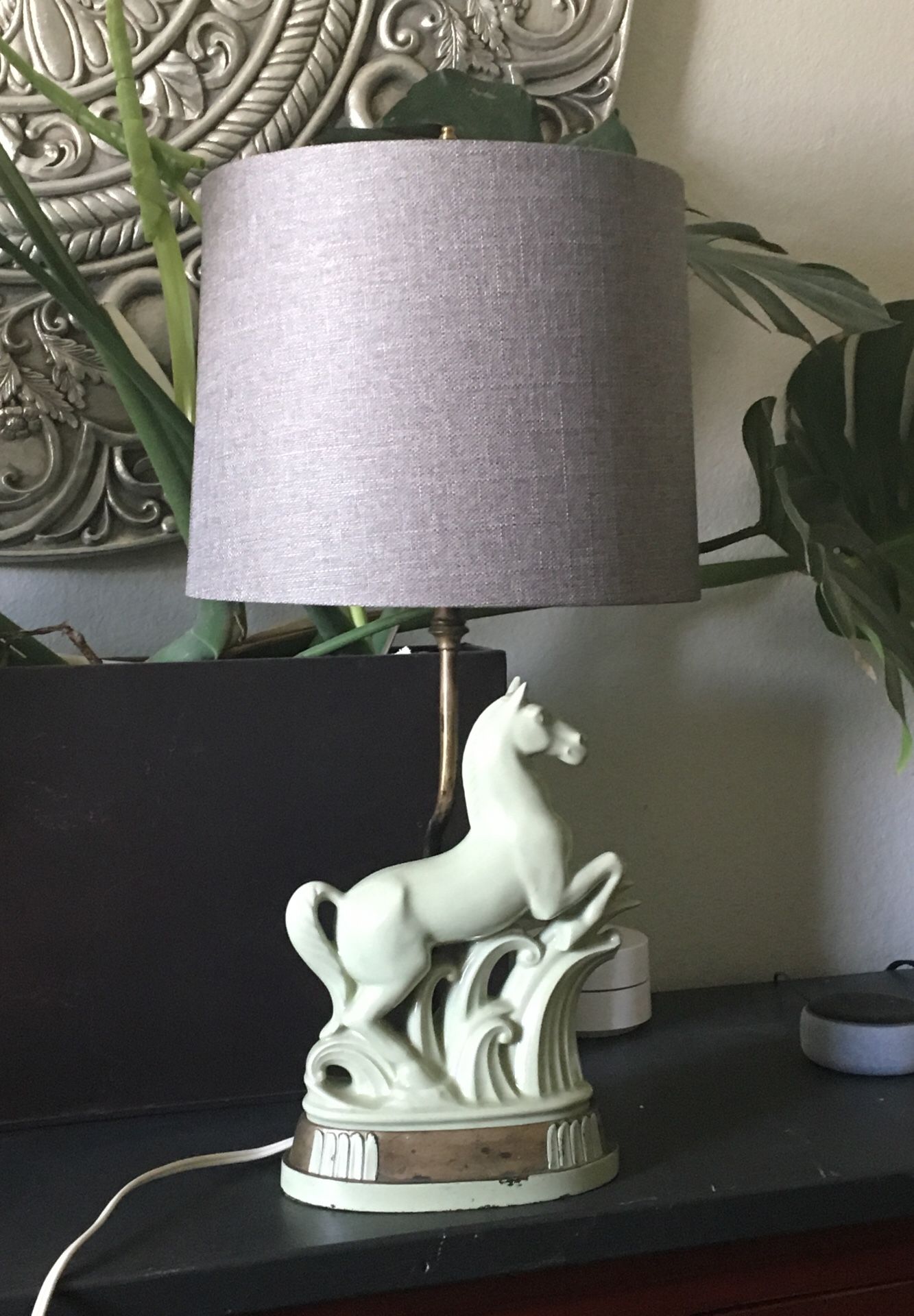 Art lamp / horse vintage