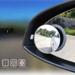 360-degree Car Rearview Mirror Small Round Fog Convex Rotating Reflective Glass Small Round Mirror