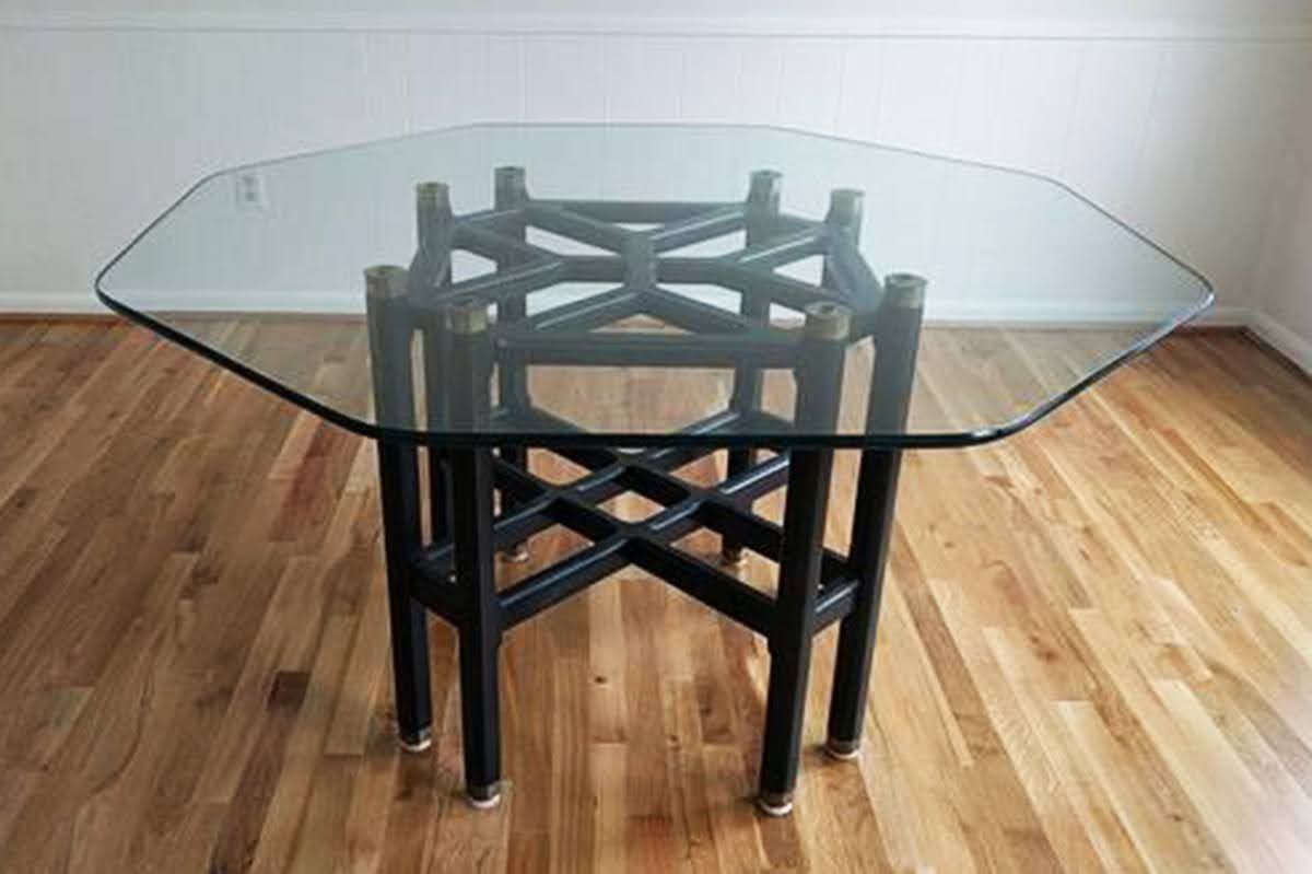 Antique octagon dining table