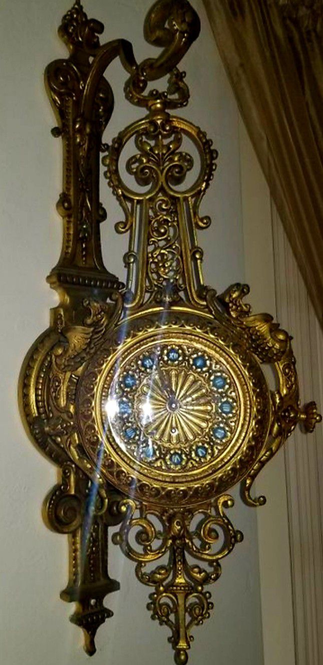 Antique clock bronze