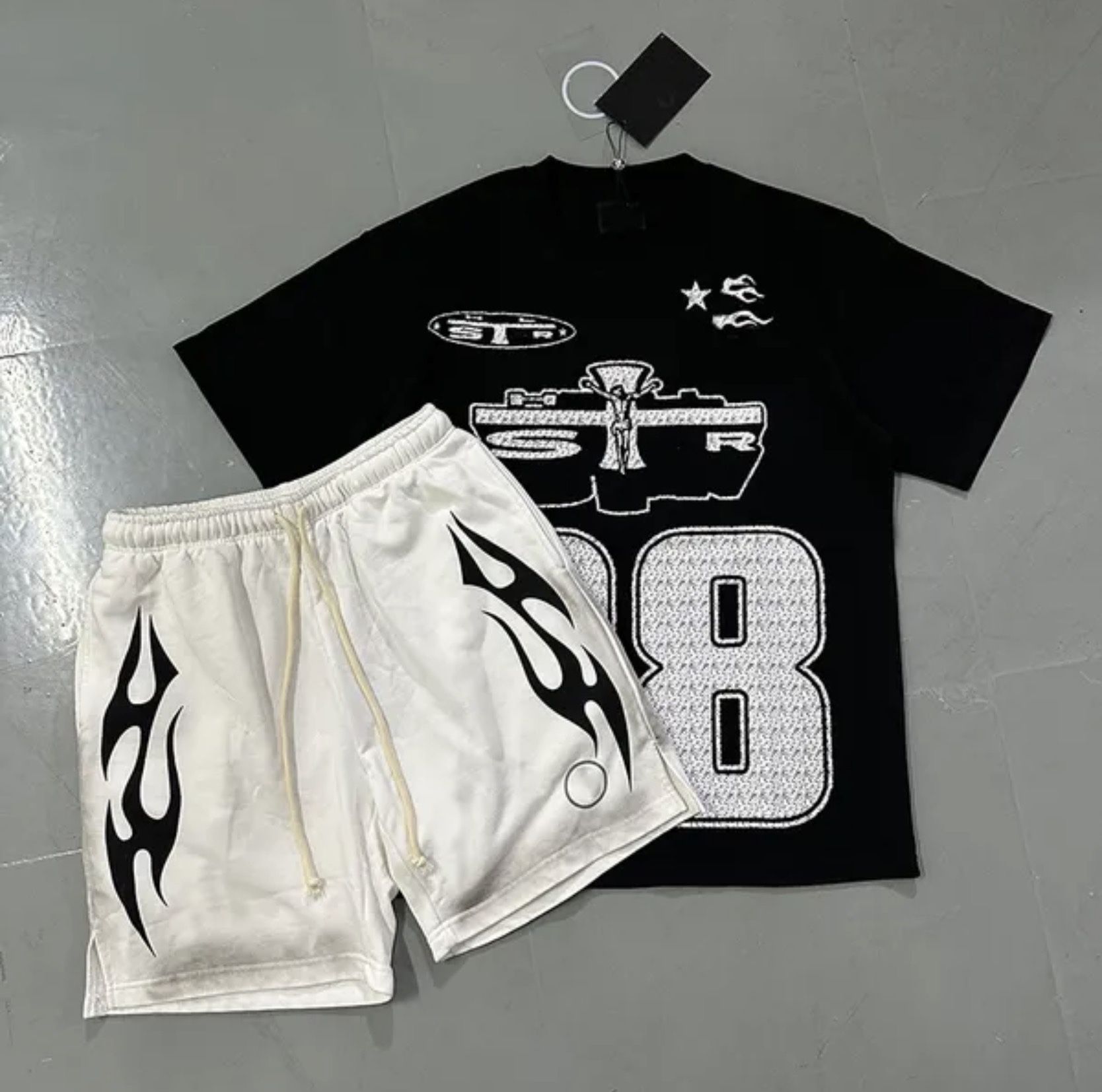 NEW Hellstar Shirt And Shorts Deal