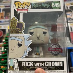 Rick and Morty Funko Pop Exclusive