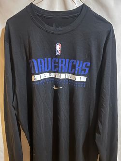 Men's Dallas Mavericks Nike Black Essential Practice Legend Performance Long Sleeve T-Shirt Size XL Used Good Condition $25 Meet Up In Irving @dfwgood