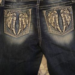 Miss Me Low rise Boot Cut Jeans