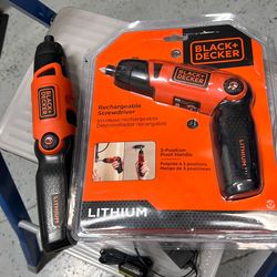 Rechargeable screwdrivers