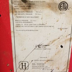 Crown Steam Boiler Parts