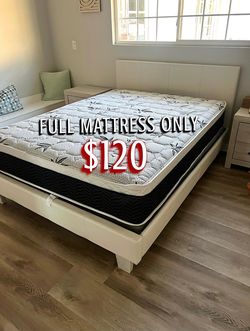 New full Mattress only &120