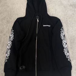 Chrome Zip Up Jacket Size Large