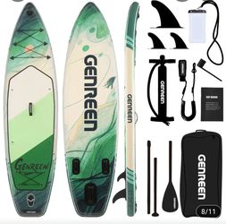 ✨️Brand new✨️💚Green💚Genreen Inflatable Stand Up Paddle Board