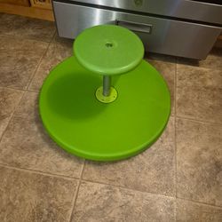 Toddler baby sit and spin