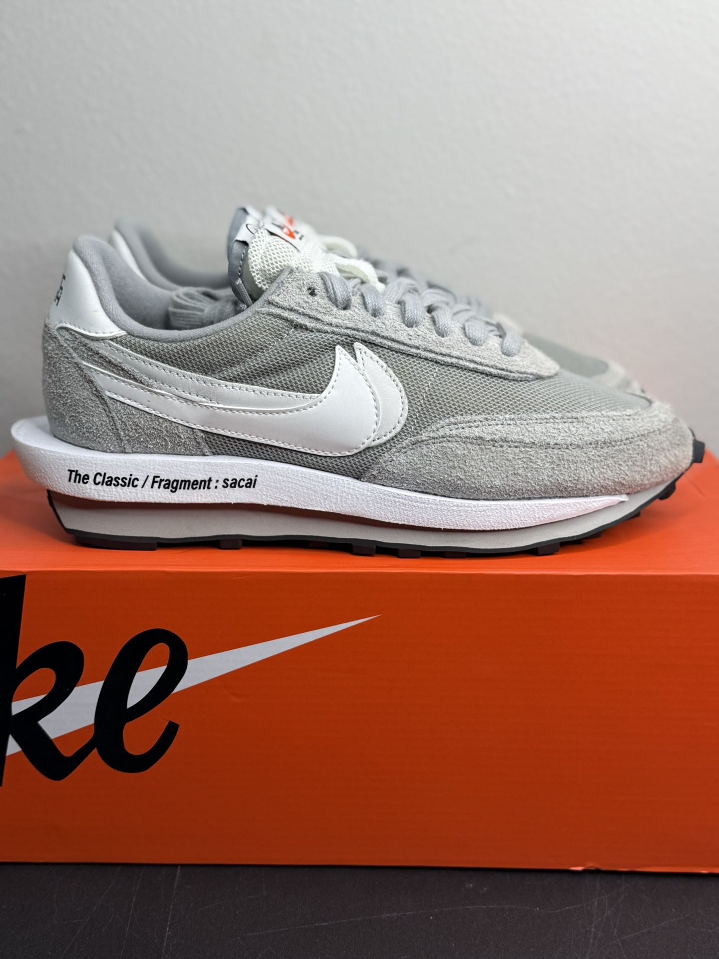 Nike LD Waffle Sacai SF “Fragment Grey” Size: 10M/11.5W (Lightly Worn With Flaws)