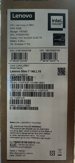 Lenovo Slim 7i Aura Edition