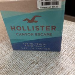 $30.00 NEW Hollister Canyon escape Cologne For Men