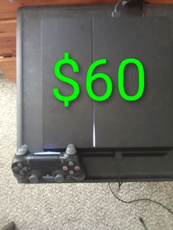 PS4 with 2 controllers.