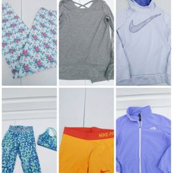 Girls size 12-14 bundle. Brands include Reebok, Nike, Under Armour,, The North Face, Garnet Hill 