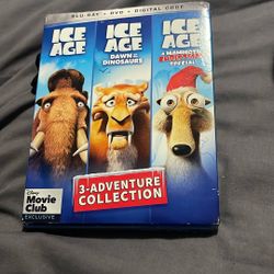 ICE AGE 3-Adventure Collection. Disney Movie Club Exclusive w/ Lithograph