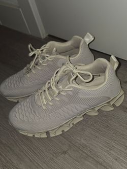 Beige Running Shoes Womens Size 9