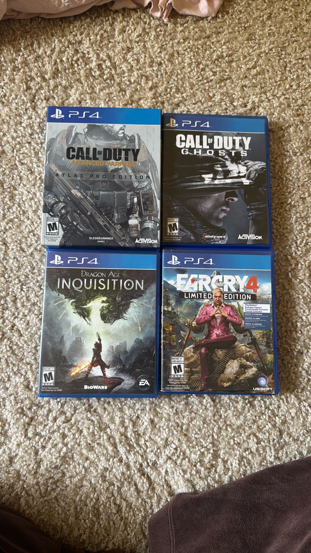 4 ps4 games
