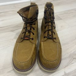 BRUNT Men's Size 10.5 Marin Unlined Comp Toe WorkBoot Brown Waterproof