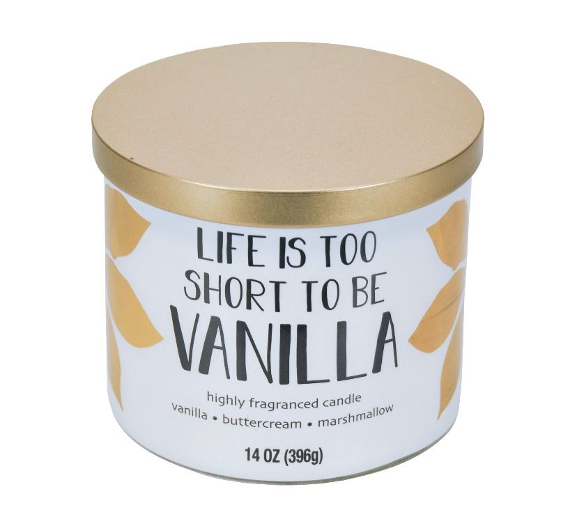 Mainstays Vanilla Scented 3-Wick Candle, 14 oz.