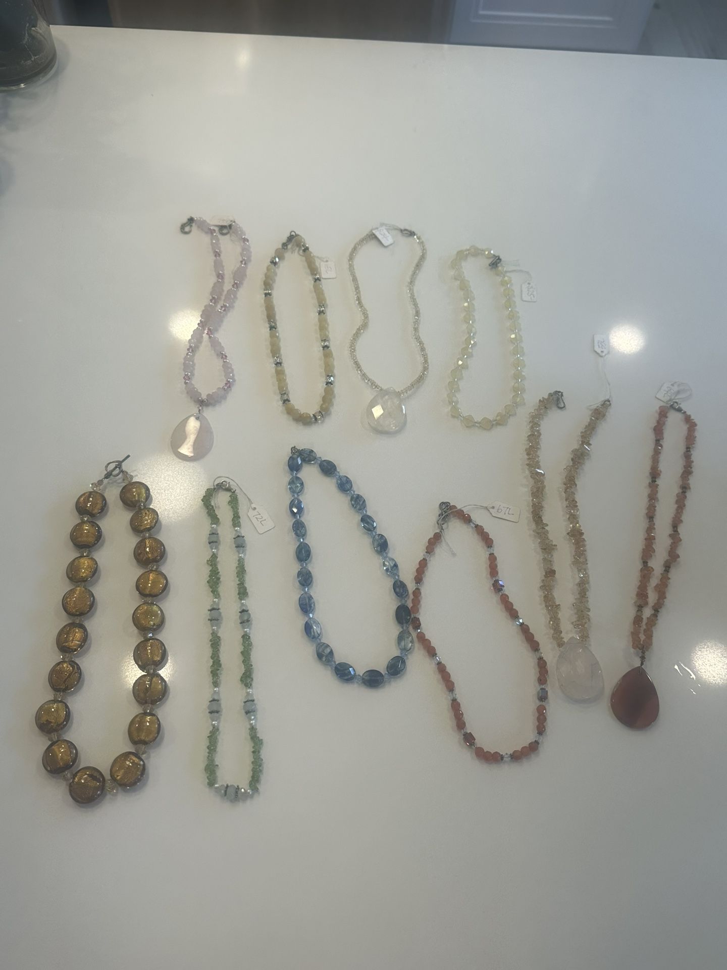 Lot Of 10 Handmade Necklaces And 4 Bracelets,All Products : American Fashion Style Bags On Sale