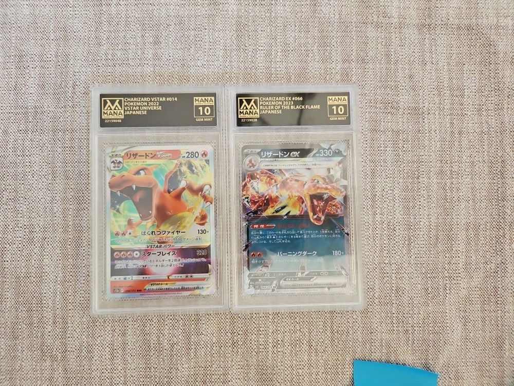Two Japanese Charizards (EX and VStar)
