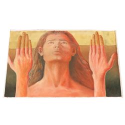 Oil Painting with Gold Leaf