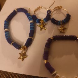 Custom Clay Disk Bracelets And Earrings $7 Ea Or 2/$10