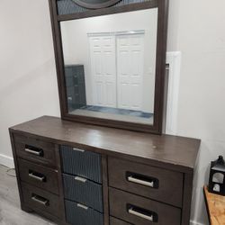 Dresser And Mirror