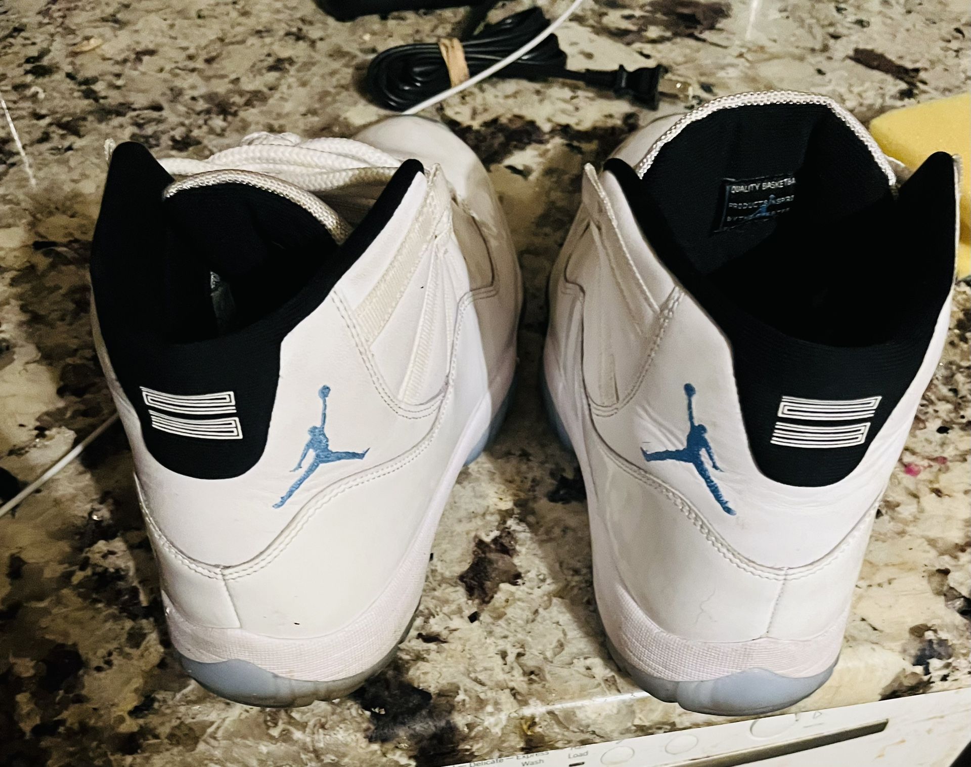 Jordan 11s Light Blue