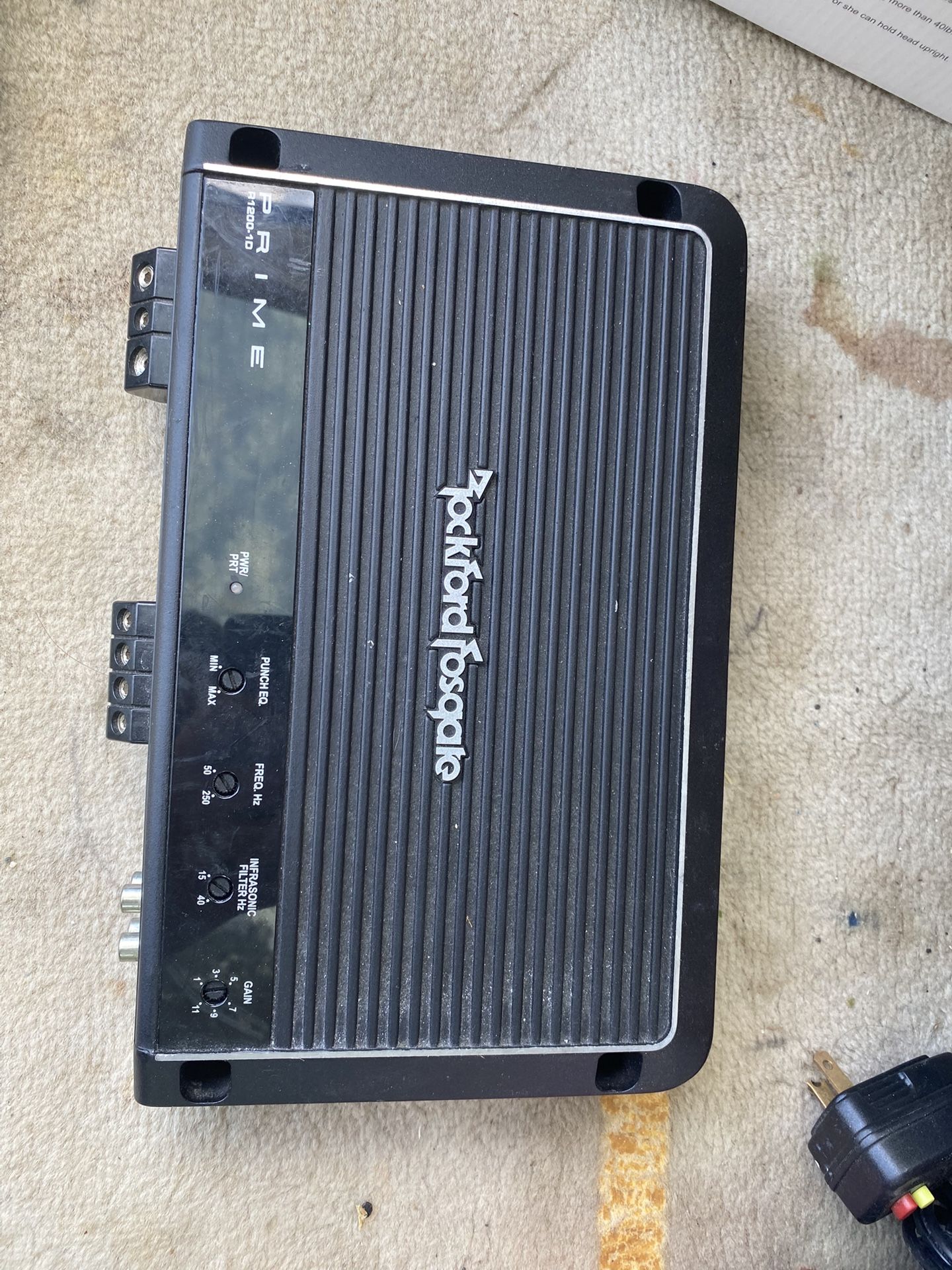 Rockford Fosgate Prime, amplificador de canal clase D 1, 1200 vatios