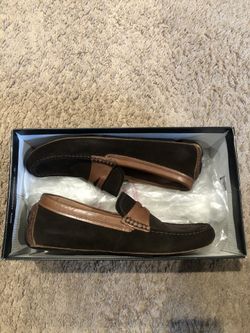 Men’s Two-Tone Suade Loafers- Banana Republic