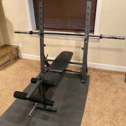 Gold's Gym XR 10.1 Weight Bench With Leg Extension