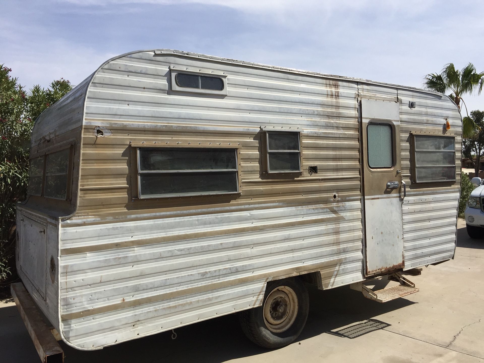 Rare Vintage 1963 Holiday Rambler Travel Trailer