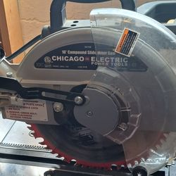 Chicago Electric Compound Sliding Mitre Saw 10"