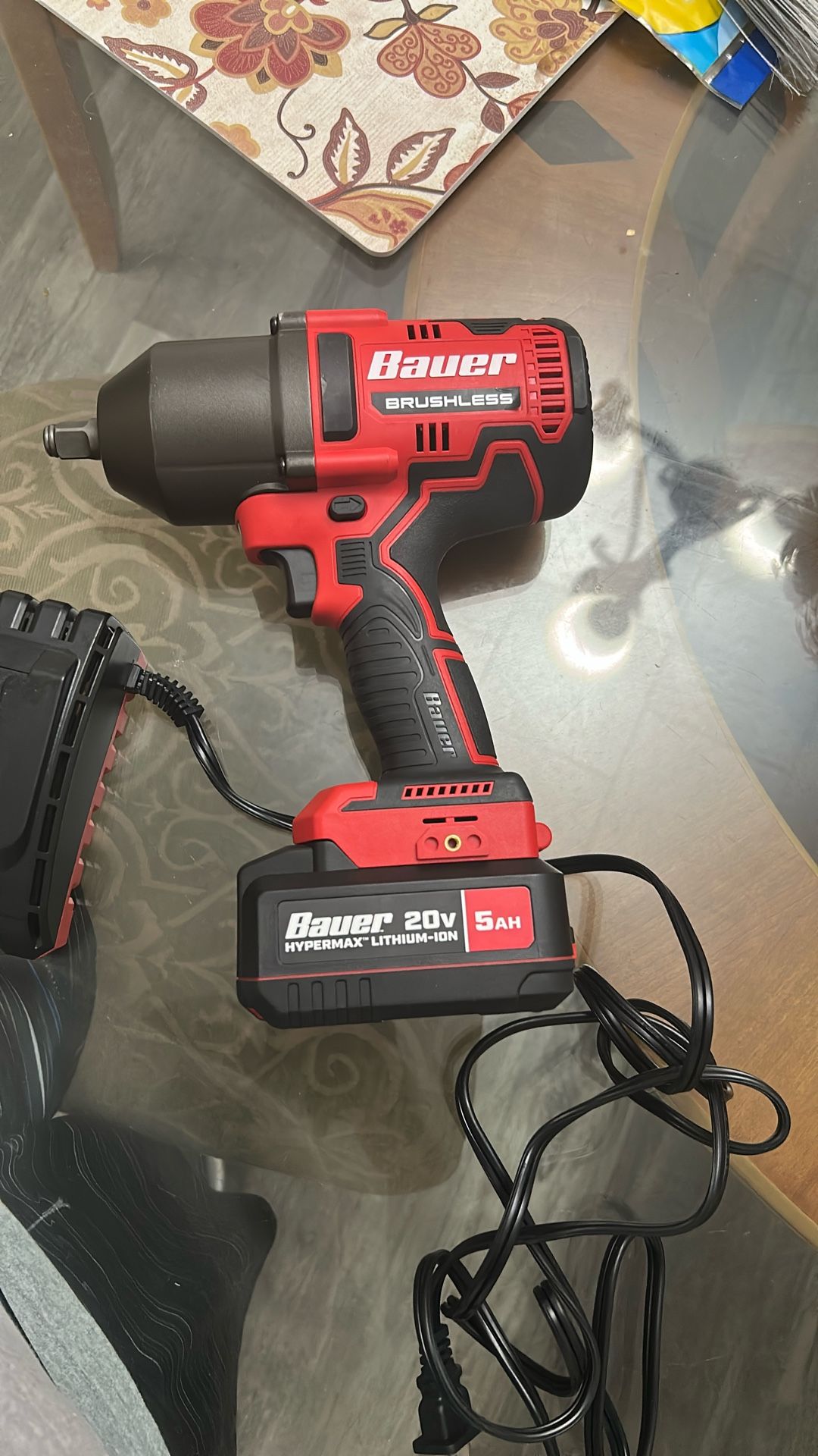 BAUER 20v brushless cordless 1/2 in