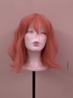 Pinkish Orange Lolita Wig, Wavy