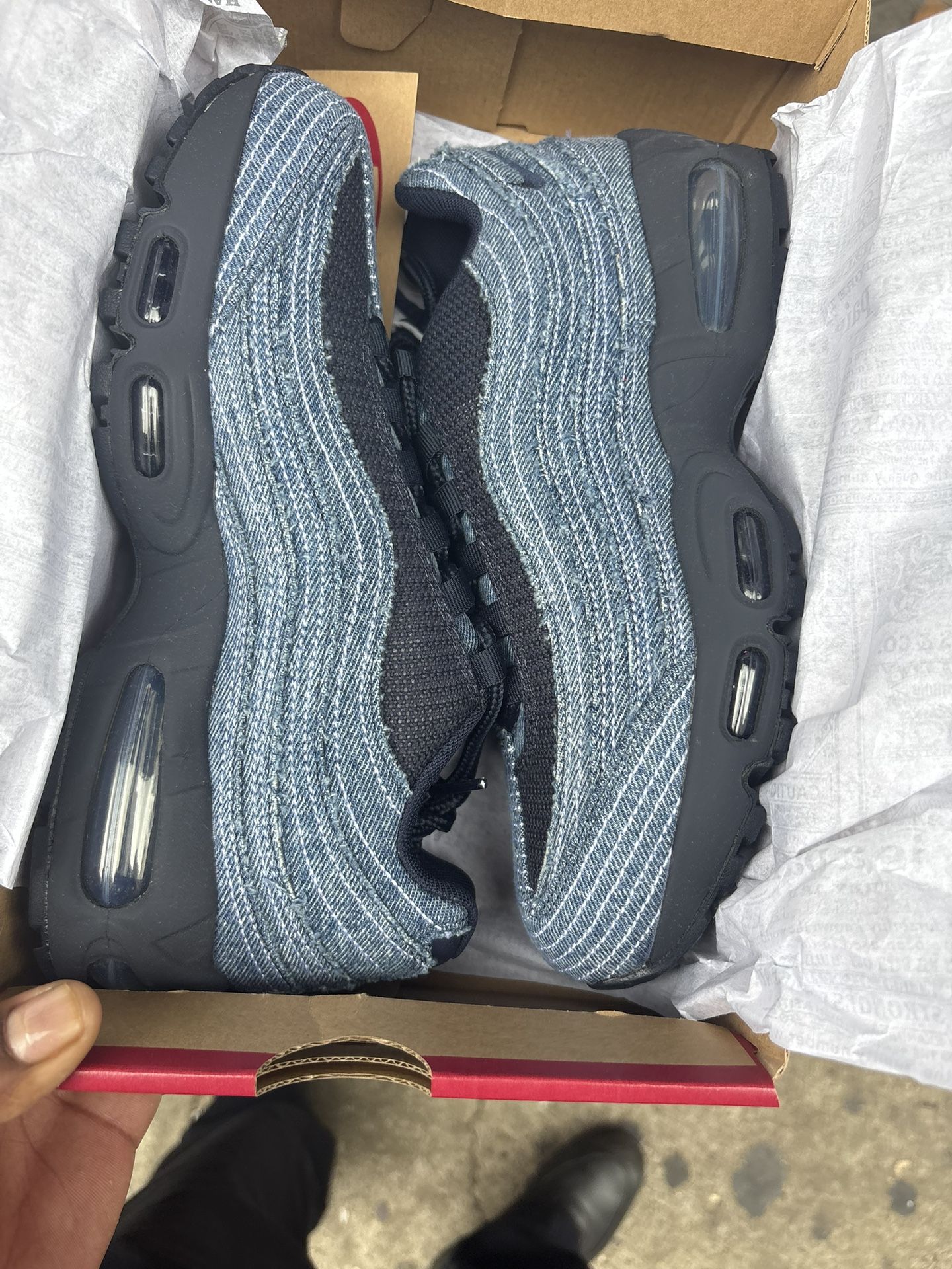 Nike X Levi’s Airmax 95 Blue Denim 7.5 m