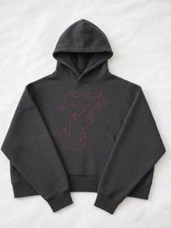 Pacsun Starbourne Rhinestone Cropped Hoodie