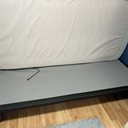 Adjustable Twin Bed Frame With Mattress 