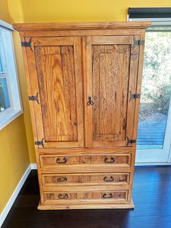 Solid Wood Armoire Wardrobe