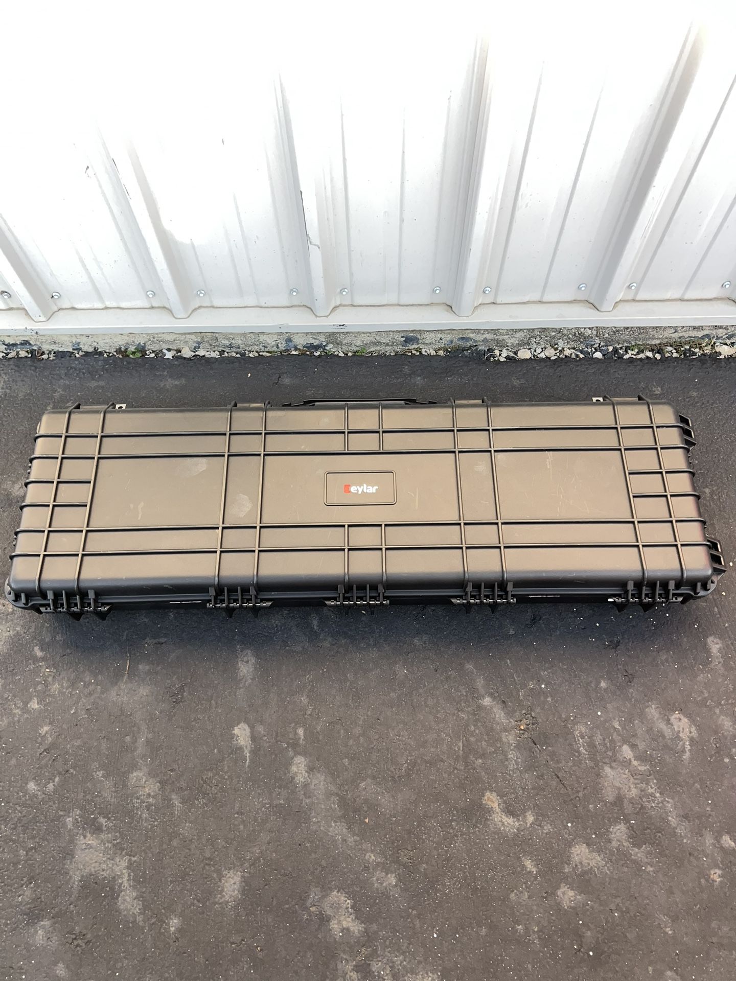 Eylar Black 48" Inch Tactical Roller Rifle Hard Case, Waterproof & Shockproof w/ Foam - External: 48.4" x 16.1" x 6.3" Internal: 46.1" x 13.4" x 5.5"