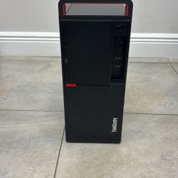 Lenovo, ThinkCentre, Black, 41.025 cm (H) x 16.5 cm (W) x 32.135 cm (D)