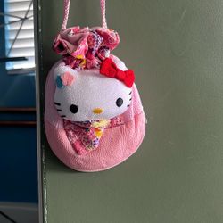 Hello Kitty Pouch Purse From Japan Rare Antique 