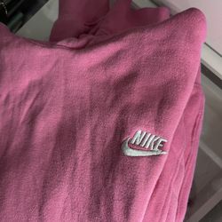 Pink Nike Hoodie M 