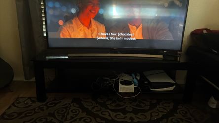 glass entertainment center