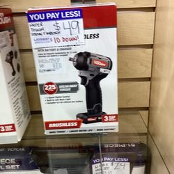 Hyper Tough 12-Volt Cordless Impact Wrench