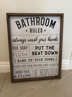 Bathroom Rules